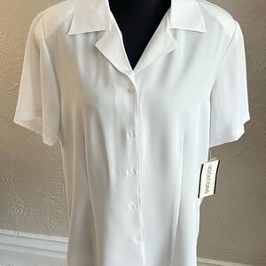Notations White Button-Up Shirt